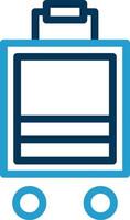 Baggages Vector Icon Design