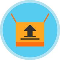 Open Box Vector Icon Design