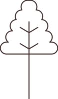 icona della linea dell'albero png