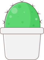 cactus dans une pot png