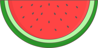 vattenmelon skiva ikon png