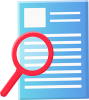 folder with magnifying glass png