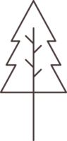 icono de línea de árbol png