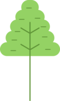 icône plate arbre png