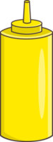 aislado amarillo mostaza png