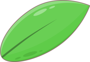 icône de feuille verte png