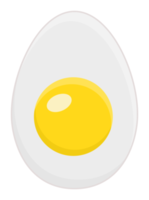 gekocht Ei Essen Aufkleber png