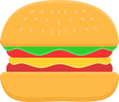 hamburger isolated icon
