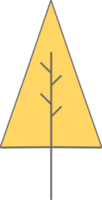 árbol, plano, icono png