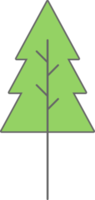 icona piatta dell'albero png