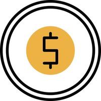 Coin Vector Icon Design