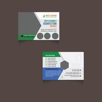 Postcard Design Template vector