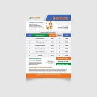 Bill Invoice Design Template vector