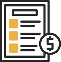 Invoice Vector Icon Design