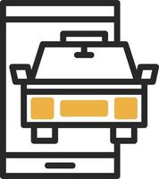 diseño de icono de vector de taxi