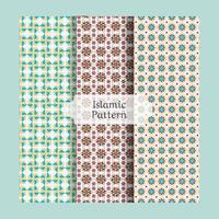 Islamic pattern template design vector
