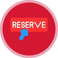 diseño de icono de vector de reserva