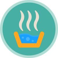 Steam Vector Icon Design