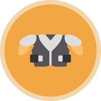 Shoulder Pads Vector Icon Design