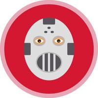 Hockey Mask Vector Icon Design