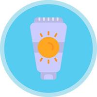 diseño de icono de vector de crema solar