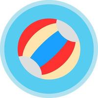 Beach Ball Vector Icon Design