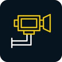 Security Camera Vector Icon Design