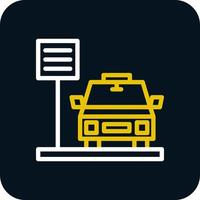 diseño de icono de vector de taxi