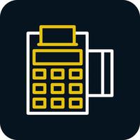 Pos Terminal Vector Icon Design