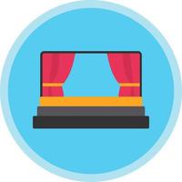 Stage Vector Icon Design