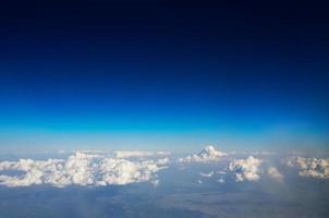 vista del cielo azul foto