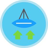 Convex Lens Vector Icon Design