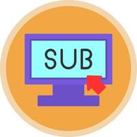 Subscribe Vector Icon Design