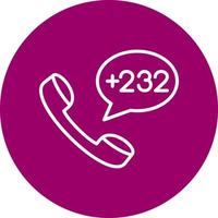 Sierra Leone Dial code Vector Icon