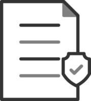 Document Protection Vector Icon