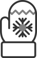 Mitten Vector Icon