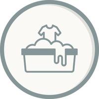 Washing clothes Vector Icon