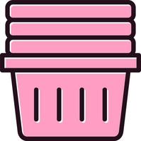 Laundry Basket Vector Icon