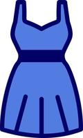 icono de vector de vestido de mujer