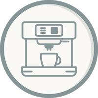 icono de vector de máquina de café