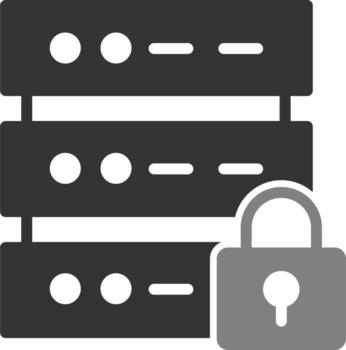 Database Security Vector Icon