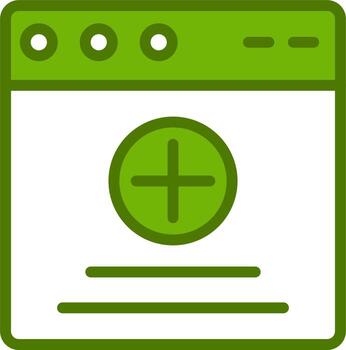 icono de vector de navegador web