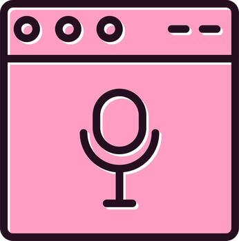 icono de vector de navegador web