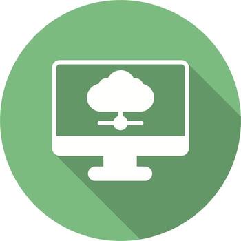 Cloud Computing Vector Icon
