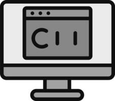 Programming Language Vector Icon