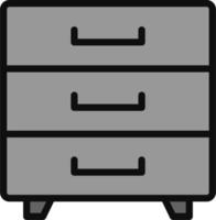 Drawer Vector Icon