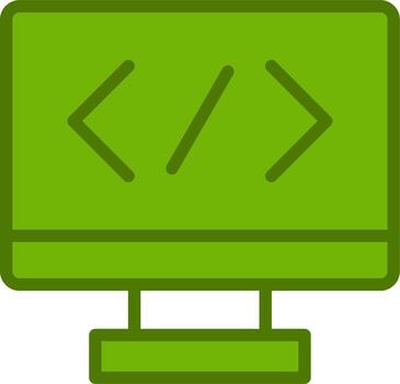 icono de vector de programación