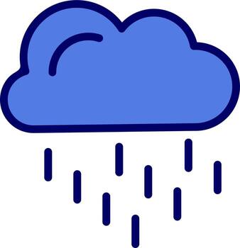 icono de vector de nube