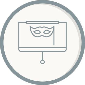 icono de vector de presentación