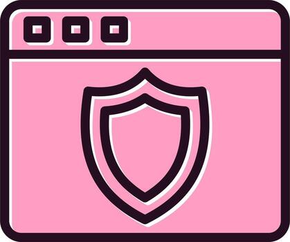 Web Security Vector Icon